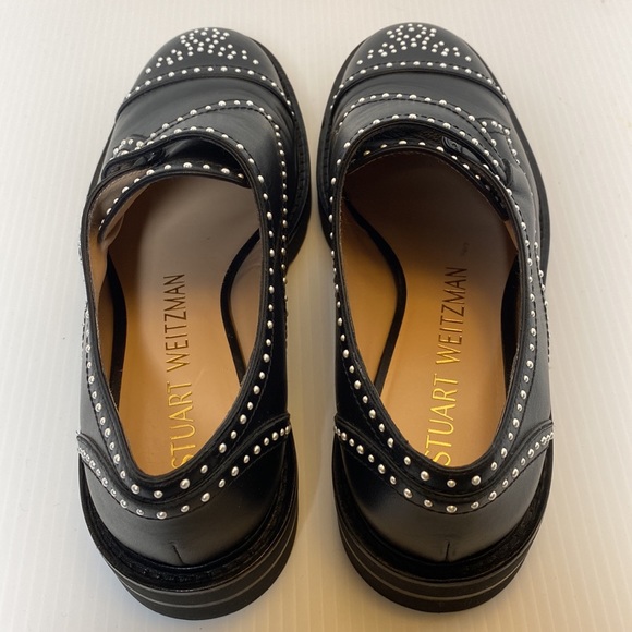 Stuart Weitzman Jackson Lift Leather Loafer - Picture 6 of 9